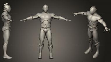 Military figurines Actarus 3d model